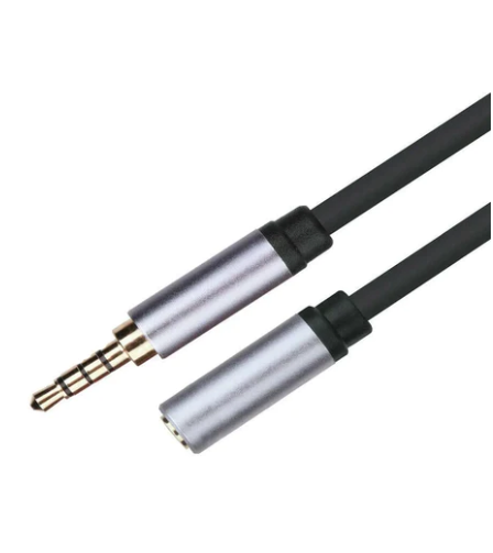 3.5mm Headphone Extension Jack Male to Female Adapter Microphone Stereo Audio Cable 4 Pole