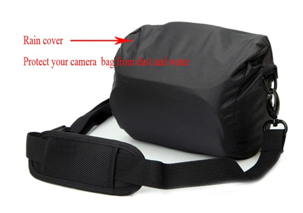 Waterproof Anti Shock DSLR Camera Bag SLR Lens Carry Case For Nikon Canon EOS Sony Olympus With Rain Cover