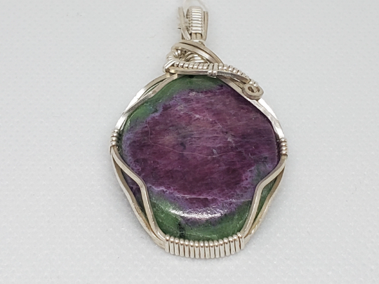 Ruby Zoisite Pendant - Learning, Individuality, Connectedness