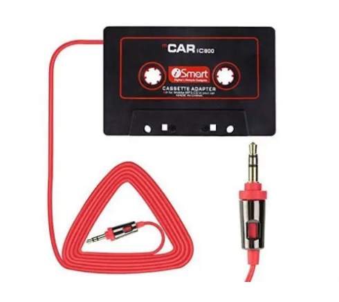 3.5mm Car Aux Audio Tape Cassette Adapter Converter For Car Cd Player Mp3