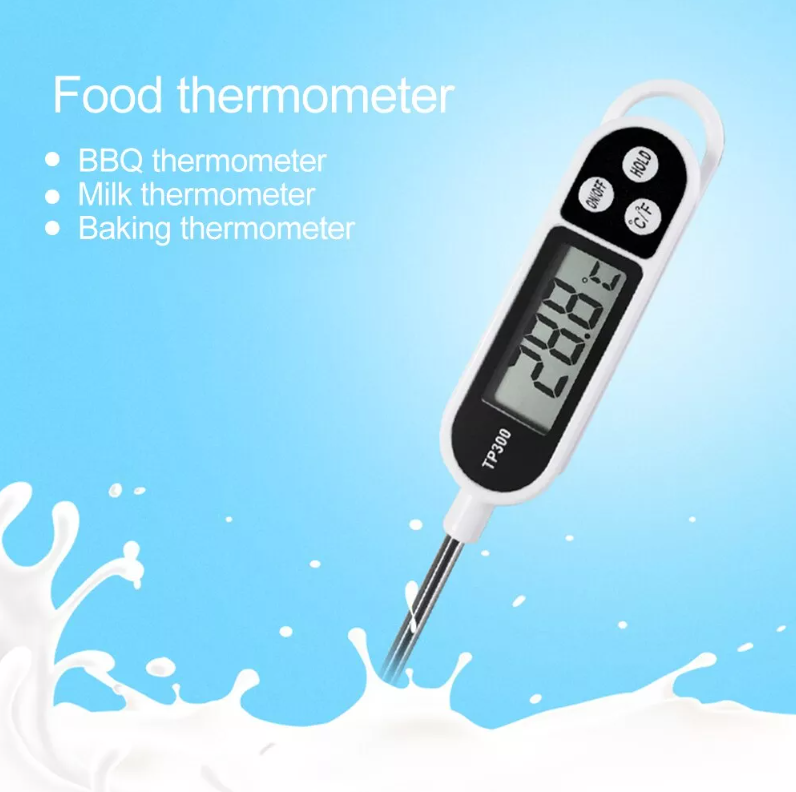 Digital LCD Food Thermometer TP300 Digital Temperature Probe Gauge For Kitchen Cooking 