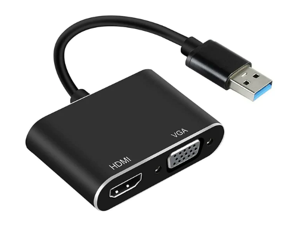 USB3.0 to HDMI VGA Full HD 1080p Video Adapter Cable Converter