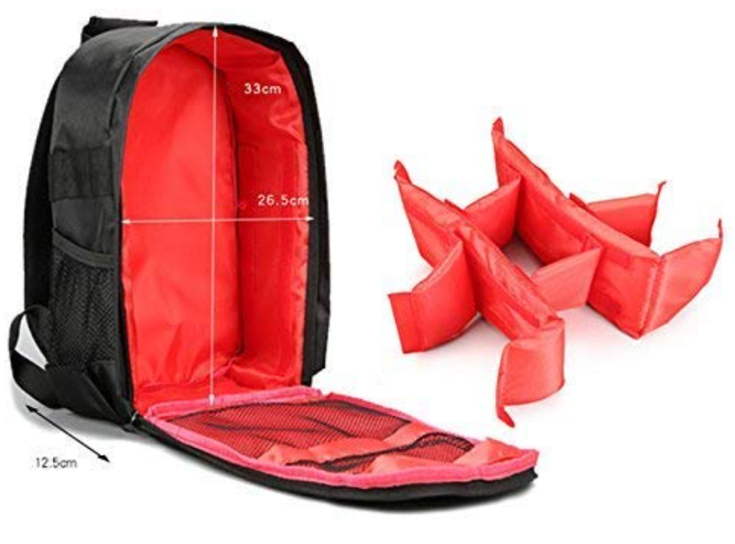 DSLR SLR Backpack Camera Bag Lens Accessories Shoulder Backpack Rucksack Carry Case