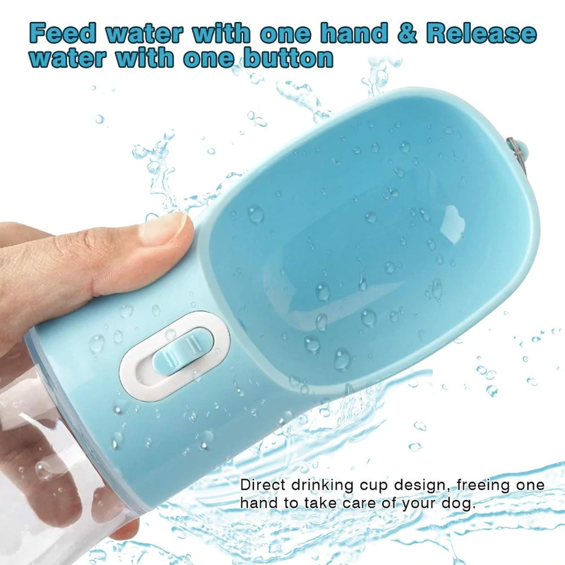 Pet travel water bottle 