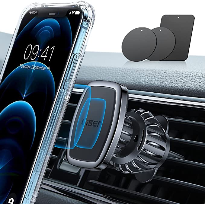Magnetic phone mount for car