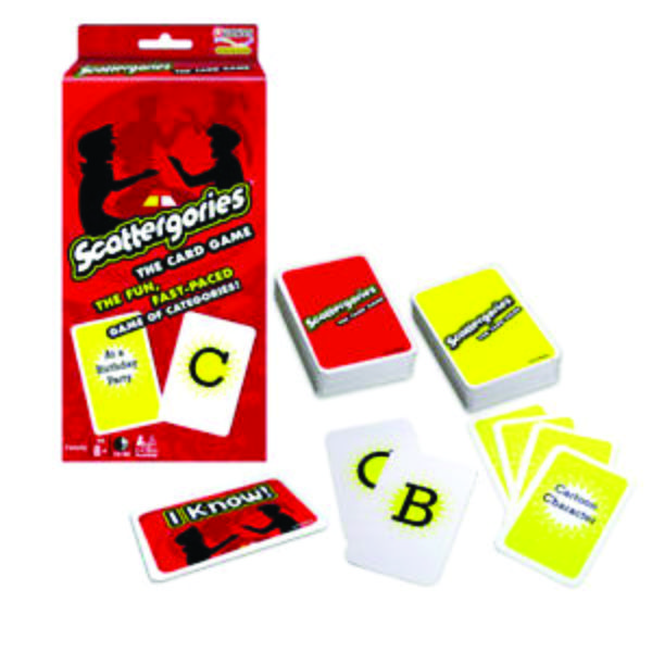 Scattergories The Card Game Fast Thinking Categories Game
