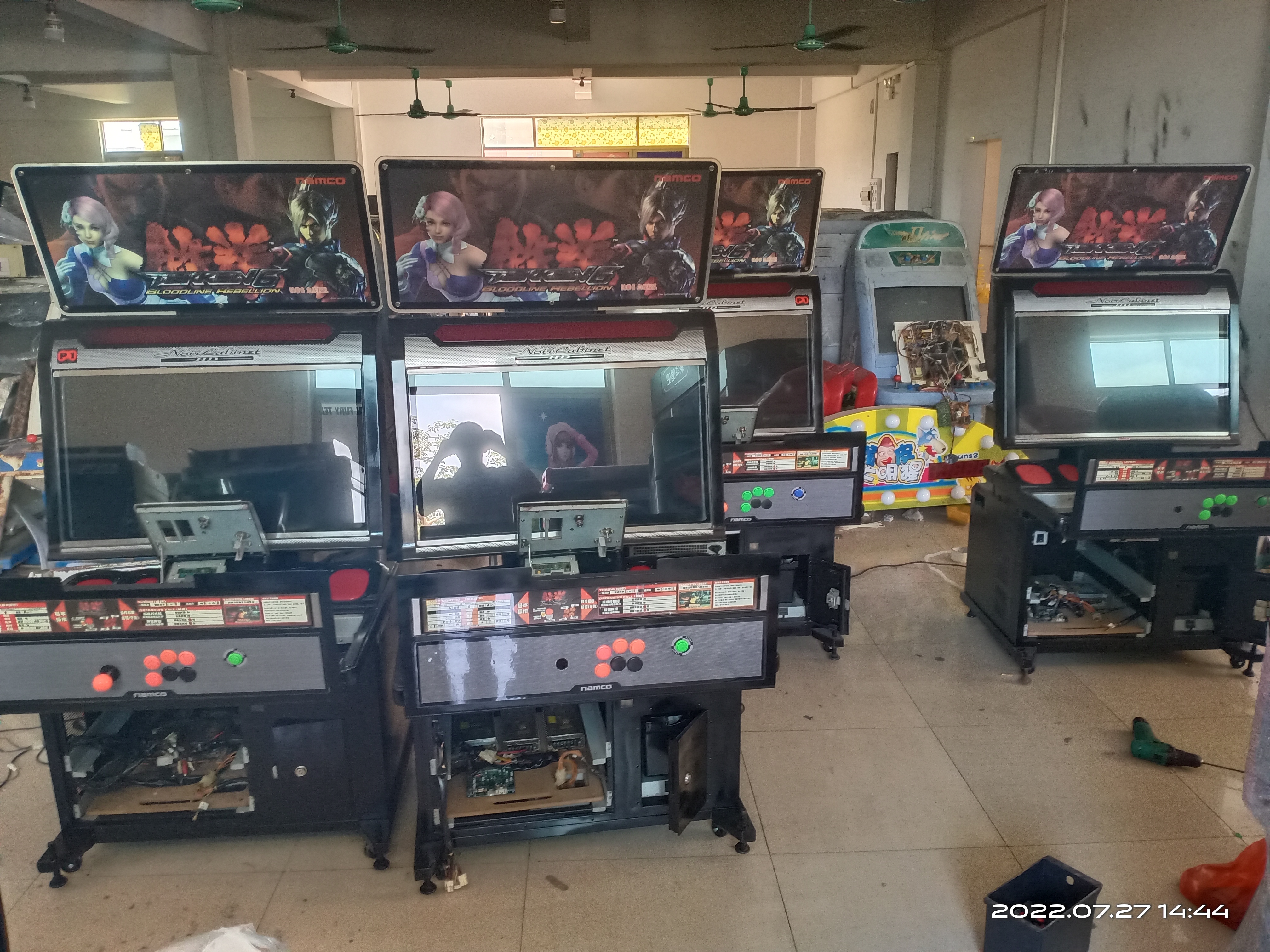 tekken-6-Arcade-game-machine-Retro-Bandai-Namco-machine-tomy-arcade-workshop-process