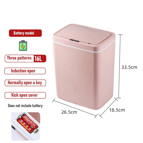 Touchless rubbish dustbin